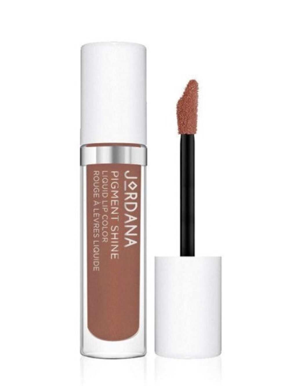 Jordana Liquid Shine Lip Color - 04 Don't Be Latte